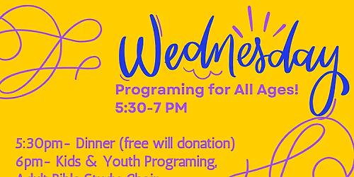 Wednesday Evening Programing