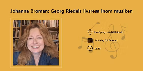 Johanna Broman: Georg Riedel - med vid\u00f6ppna d\u00f6rrar i musikens v\u00e4rld