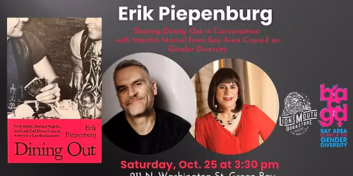 Erik Piepenburg Sharing Dining Out in Conversation with Martha Marvel
