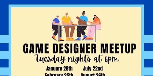 Game Designer Meetup Night at Bard & Baker