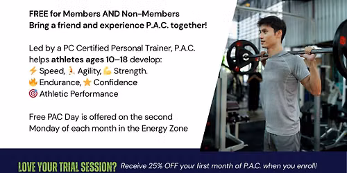🏃 FREE P.A.C. Trial Day | Where Kids Become Athletes