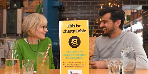 Chatter & Natter Table  (The Chatty Cafe Scheme) Harrogate