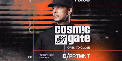 Cosmic Gate OPEN-CLOSE inside DPRTMNT 