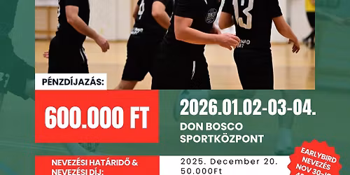 Kazincbarcikai \u00daj\u00e9vi Socca Torna - Don Bosco - 2026. Janu\u00e1r 2-3-4.