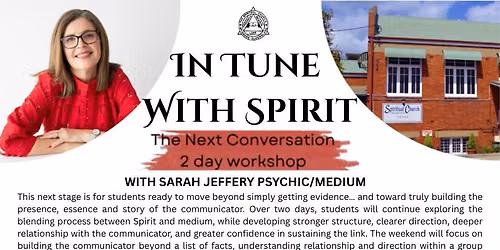 2 DAY WORKSHOP with SARAH JEFFERY