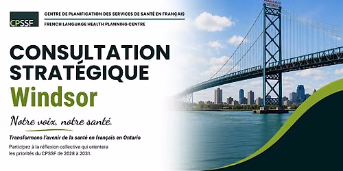 Planification strat\u00e9gique du CPSSF| CCFWEK Windsor| Fran\u00e7ais-En pr\u00e9sentiel