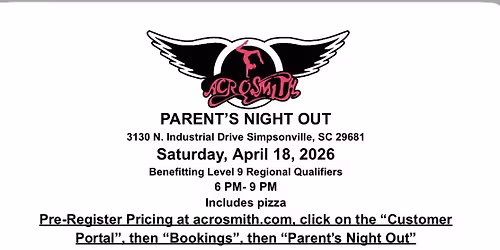 Parent's Night Out- Benefitting Regional Qualifiers
