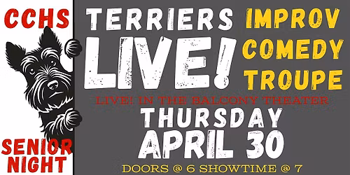 Terriers Improv Live! **SENIOR NIGHT**