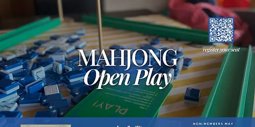 Mahjong Open Play | Tuesday, June 16 | 6PM