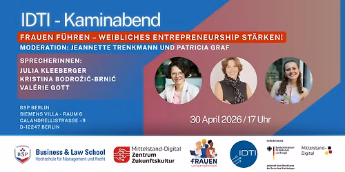 Frauen f\u00fchren \u2013 weibliches Entrepreneurship st\u00e4rken!