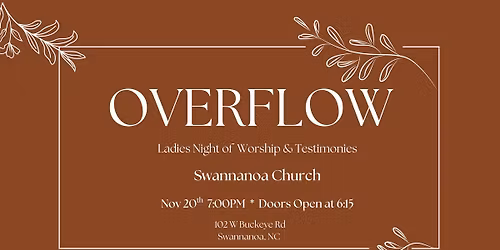 Overflow - A Night of Testimonies