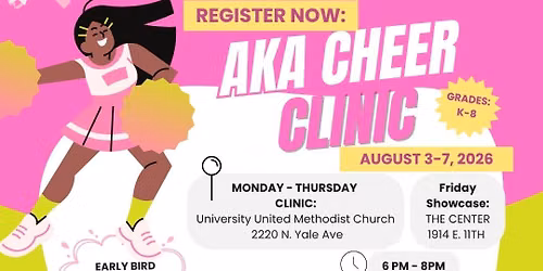 AKA Cheer Clinic in Wichita, Kan.