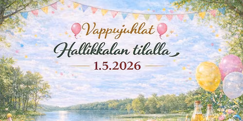Vappujuhlat Hallikkalan tilalla