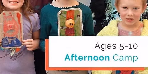 Kids Art Camp B - Ages 5-10 (Afternoons 6\/29-7\/3) - Enrich their Summer break with a 5-day art camp!