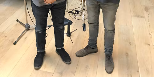 Naissance - O Come Emmanuel - Jon Lloyd saxophone and John Law piano - play jazz - immersive