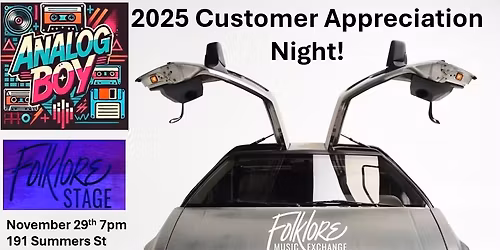 Analog Boy Fan & Customer Appreciation Show