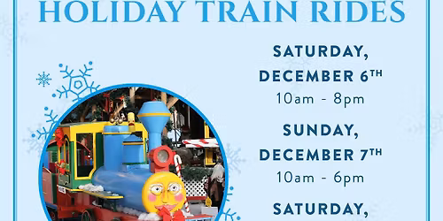 Complimentary Holiday Train Rides