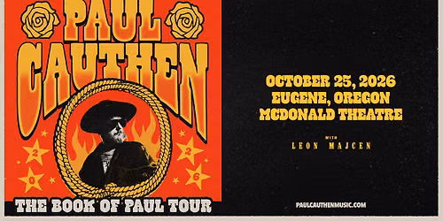 Paul Cauthen at the McDonald Theatre
