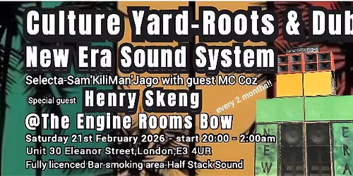 Culture Yard Roots and Dub Music