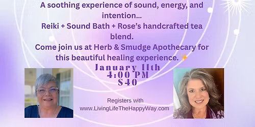 Group Sound Bath & Reiki with Rachel Stokes & Lois Poe