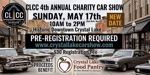 CLCC Charity Car Show - May 17, 2026