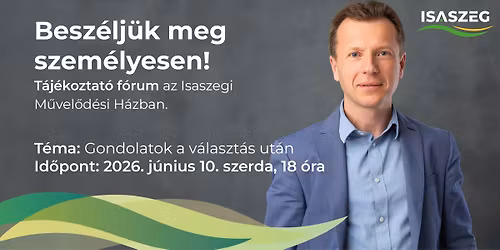 Besz\u00e9lj\u00fck meg szem\u00e9lyesen!