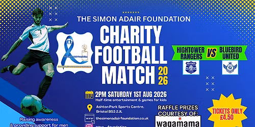 The Simon Adair Foundation Charity Football Match 2026