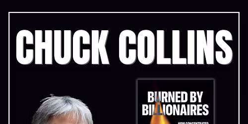 Chuck Collins at Phoenix Books Burlington Vermont