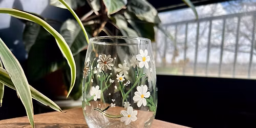 Paints + Pours: Spring Glassware Painting Workshop