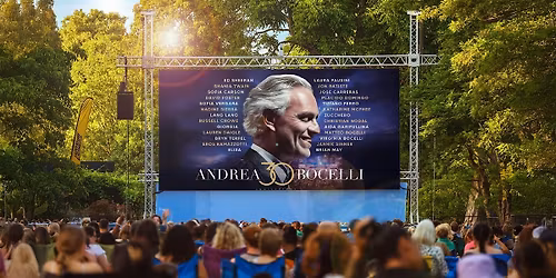 Andrea Bocelli Outdoor Cinema Celebration at Chatsworth House