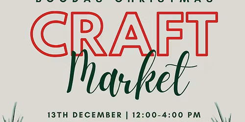 BOODAS CHRISTMAS CRAFT MARKET