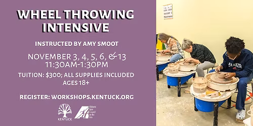 Wheel Throwing Intensive with Amy Smoot