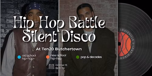 Hip-Hop Battle Silent Disco at Butchertown Brewing: Old School v New School