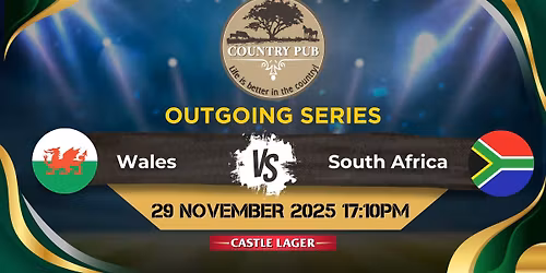 \ud83c\uddff\ud83c\udde6 SPRINGBOK RUGBY LIVE AT COUNTRY PUB \ud83c\uddff\ud83c\udde6