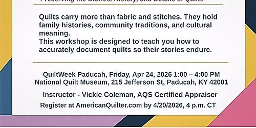 Paducah QuiltWeek Workshop