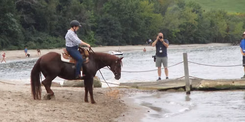 Cleveland Metroparks Mounted Police Unit Ride the (Edgewater)Beach Fundraiser
