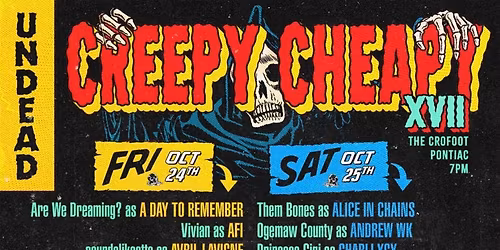 Creepy Cheapy at The Crofoot Ballroom