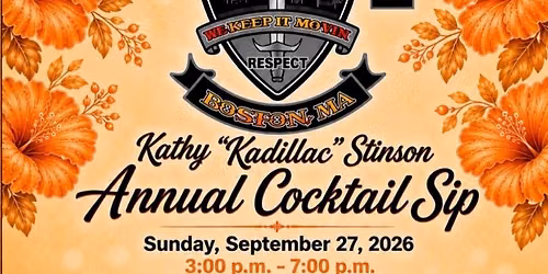 Noble Ryderz M.C. Kathy \u201cKadillac\u201d Stinson Annual Cocktail Sip