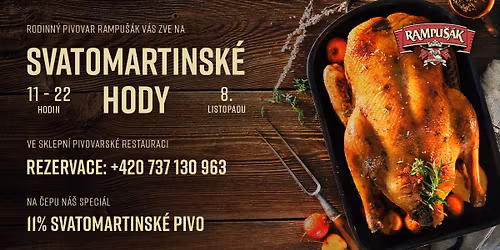 Svatomartinsk\u00e9 hody v pivovaru Rampu\u0161\u00e1k \ud83c\udf7a\ud83e\udda2