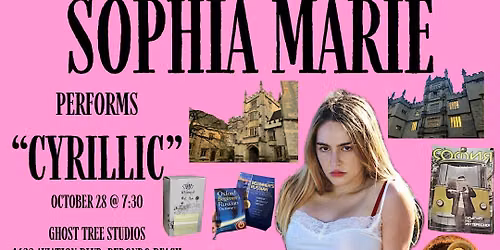 Sophia Marie Performs "Cyrillic" LIVE!