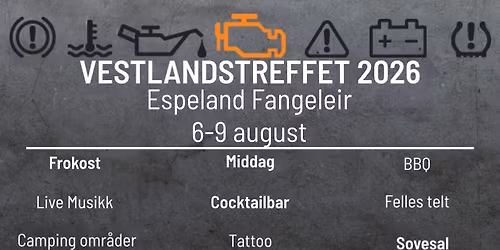 VESTLANDSTREFFET 2026 - Mc Treffet i Vest