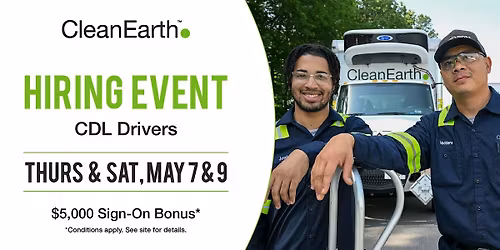 Clean Earth Hiring Event - Fredericksburg