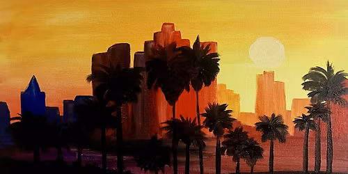 LA Skyline -  Paint and Sip