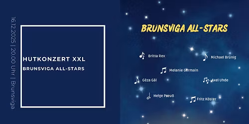 Hutkonzert XXL | Brunsviga All-Stars