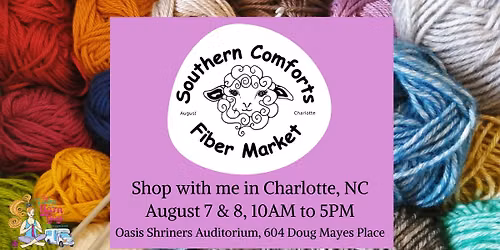 Purl Heads to Southern Comforts Fiber Market in Charlotte, NC