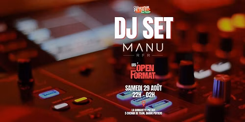 DJ Set Open Format by MANU RFR