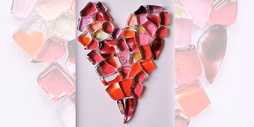 Heart Appliqu\u00e9 Glass Workshop