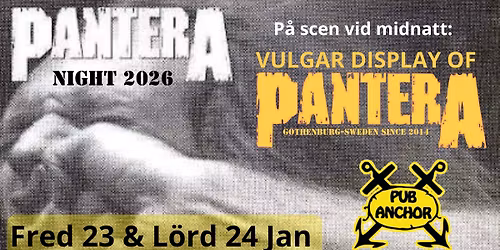 PANTERA NIGHT 2026