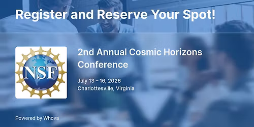 Cosmic Horizons Conference (CosmicAI x NRAO)