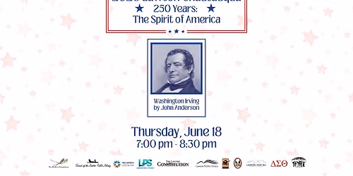 Lawton Chautauqua presents Washington Irving: Writer & Diplomat